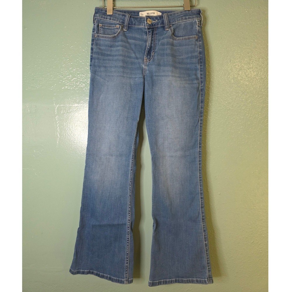 Hollister Mid-Rise Bootcut Jeans Blue Denim W27 L28 4S